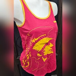 USC Women's Tank Top, Vintage Look Size: Small